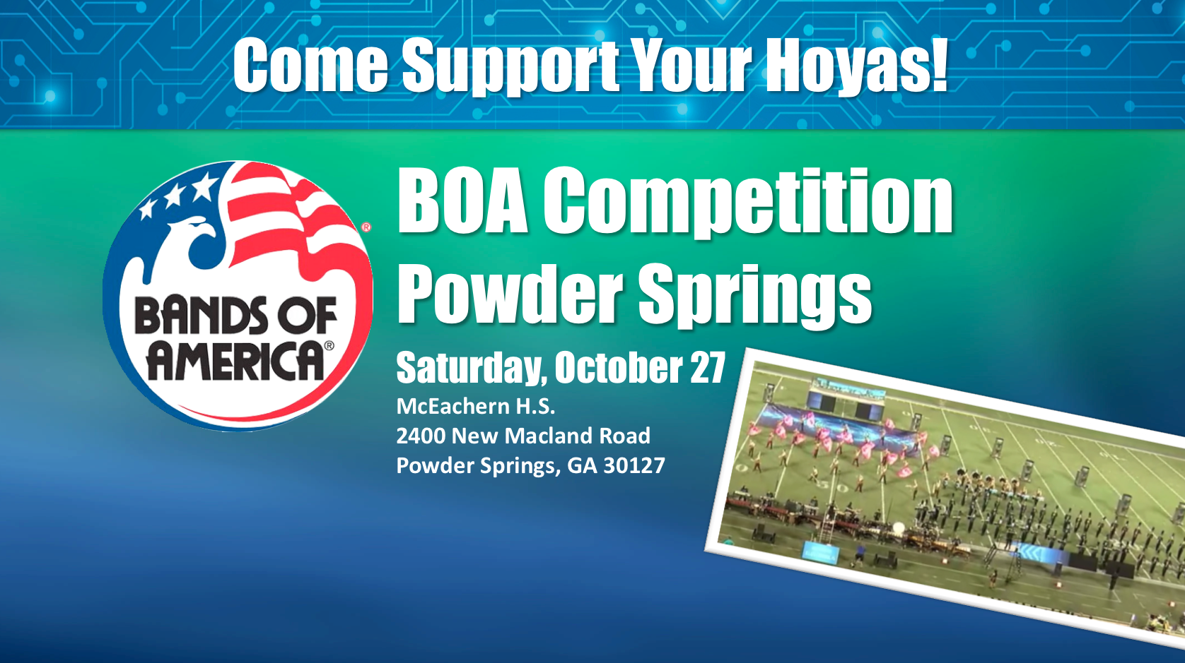 BOA Powder Springs Regional Championship Oct. 27 Harrison Bands