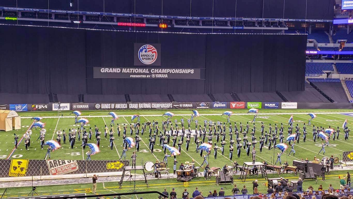 Marching Band Reaches SemiFinals At BOA Grand National Championships