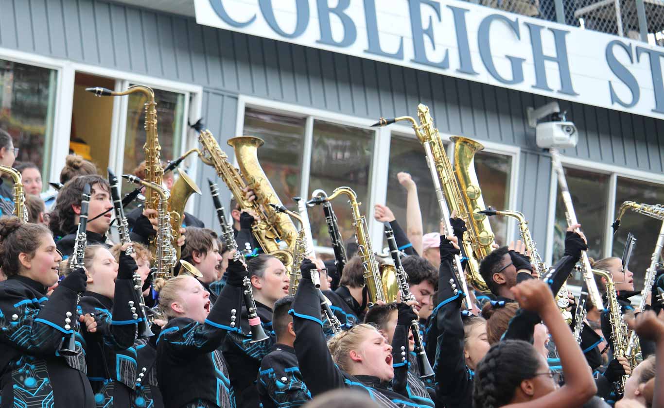 Band at Cobleigh Stadium